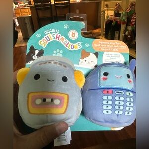 Squishmallows Original Squeaky Pet Dog Toy Set of 2 Pack NEW